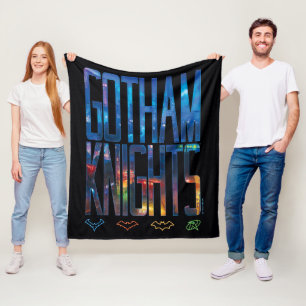 Manta Polar Letras de Gotham Knights City