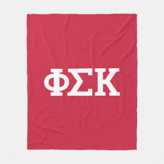 Manta Polar Letras de Phi Sigma Kappa