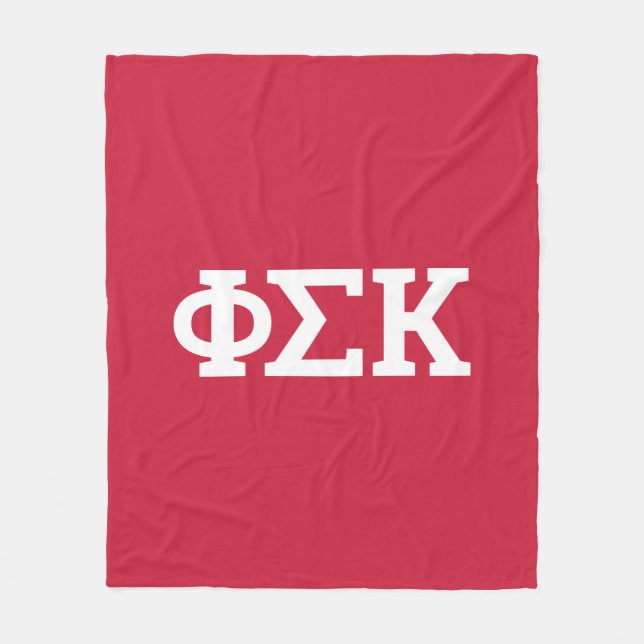 Manta Polar Letras de Phi Sigma Kappa (Anverso)