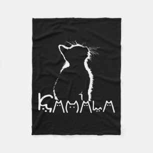 Manta Polar Letras Divertidas de Gato Harris Presidenta Kamala