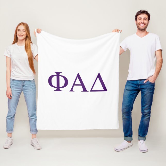 Manta Polar Letras griegas de Phi Alpha Delta (In situ)