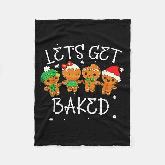 Manta Polar Let's Get Baked Cookie Baking Team Gingerbread Chr (Anverso)
