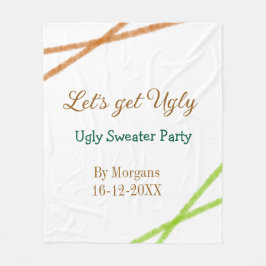 Manta Polar Let's get ugly Christmas ugly sweater Partyorange 