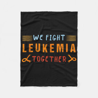 Manta Polar Leukemia Awareness We Fight Together Tank Top