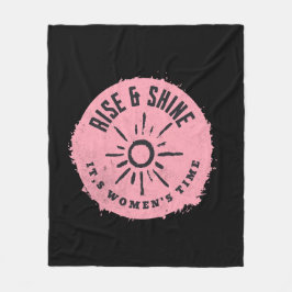 Manta Polar Levántate y resplandece, es tiempo de las mujeres