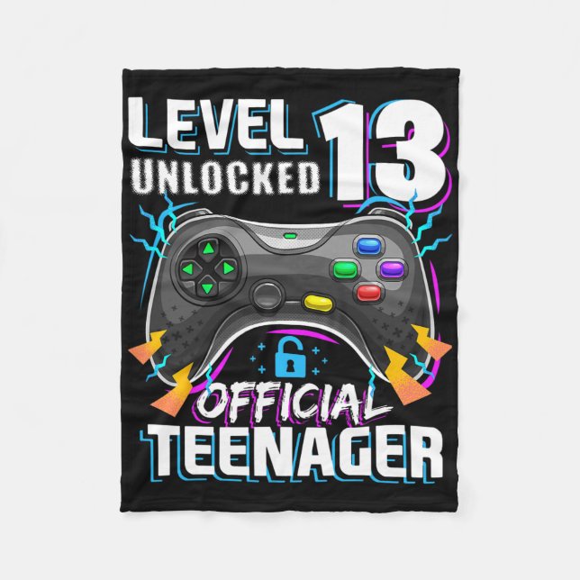 Manta Polar Level 13 Unlocked Official Teenager Video Game 13t (Anverso)