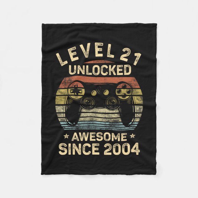 Manta Polar Level 21 Unlocked 21st Birthday 21 Year Old Gifts  (Anverso)