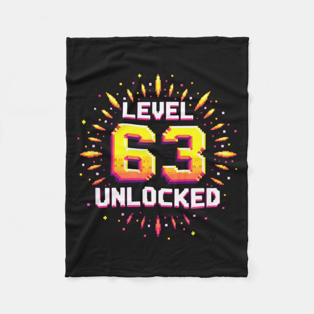 Manta Polar Level 63 Unlocked Birthday Gift Gamer Milestone  (Anverso)