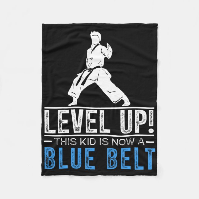 Manta Polar Level Up! This Kid Is Now A Blue Belt Karate Award (Anverso)