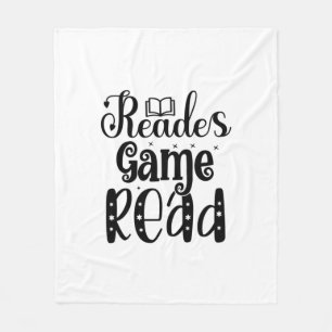 Manta Polar Leyendo juego de lectura de arte