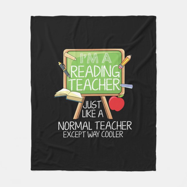 Manta Polar Leyendo profesor (Anverso)