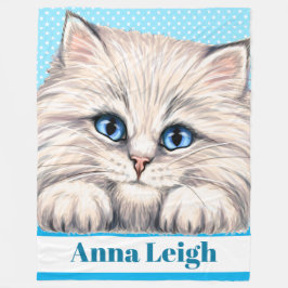 Manta Polar Lg Precious Kitten Fleece Blanket