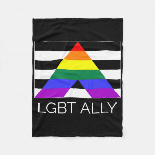 Manta Polar Lgbt Ally Arcoiris Bandera Del Orgullo Gay Camiset