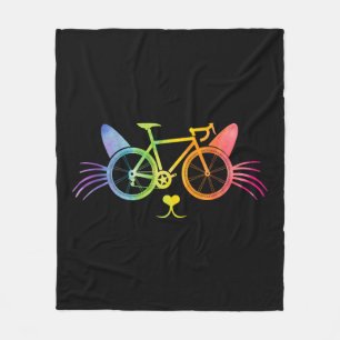 Manta Polar Lgbt de gato para bicicletas