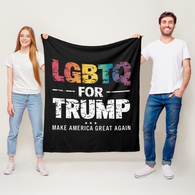 MANTA POLAR LGBTQ PARA TRUMP GAY LESBIAN PARA TRUMP 2024 (In situ)