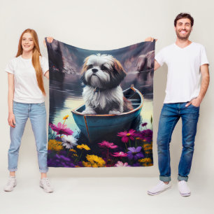 Manta Polar Lhasa Apso en un remo: Una aventura escénica