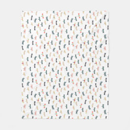 Manta Polar Libélulas por las impresiones de Origami