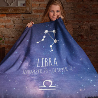 Manta Polar Libra | Constelación zodiaca personalizada