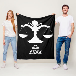 Manta Polar Libra Silhouette Fleece Blanket