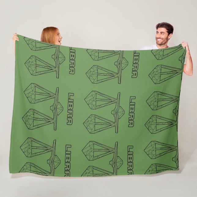 Manta Polar Libra Zodiac Rótulo Blanket (Transparente) (In situ)