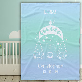 Manta Polar Libra Zodiac Star Name Birdate Blue Baby