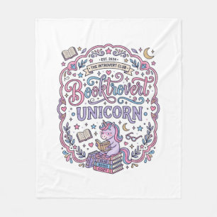 Manta Polar Libro de Unicornio Divertido Regalo Diseño