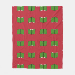 Manta Polar Libro Verde personalizado