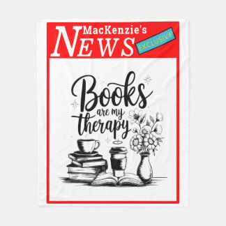 Manta Polar Libros Personalizados Son Mi Terapia Noticia Exclu
