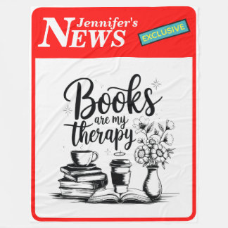 Manta Polar Libros Personalizados Son Mi Terapia Noticias Excl
