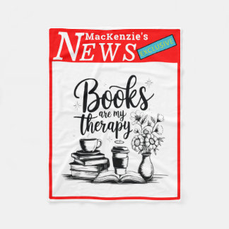 Manta Polar Libros Personalizados Son Mi Terapia Noticias Excl