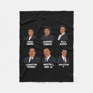 Manta Polar Líderes negros inspiran historia negra a amer afri