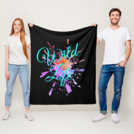 Manta Polar "LIFE" Guay Motivational Fleece Blanket