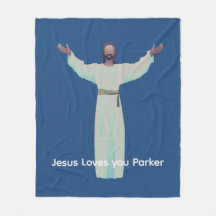 Lifesize personalizado Jesus Blanket - Personaliza