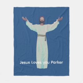 Manta Polar Lifesize personalizado Jesus Blanket - Personaliza
