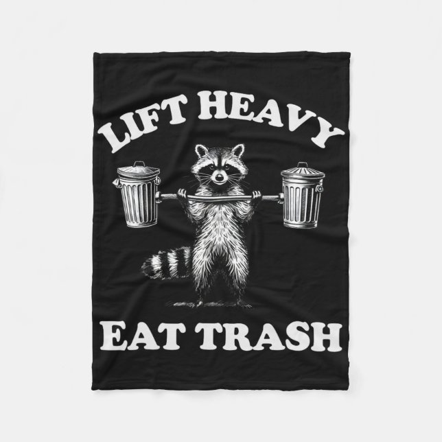 Manta Polar Lift Heavy Eat Trash Weight Lifting Funny Workout (Anverso)