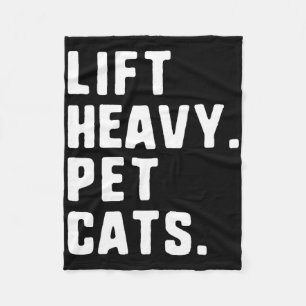Manta Polar Lift Heavy Mascota Gatos Gracioso Gimnasio Peso Li