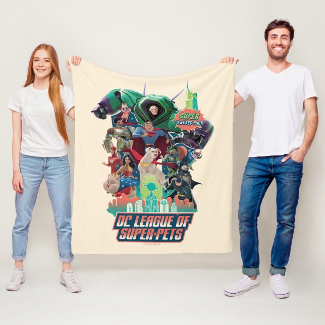 Manta Polar Liga DC de SuperMascotas en Batalla por la Metropo (In situ)