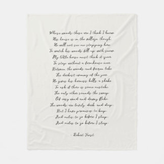 Manta Polar Light Cream Custom Poem Song Lyric Quote