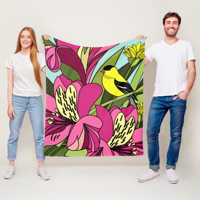 Manta Polar Lilies peruanos (In situ)