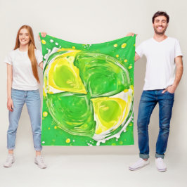 Manta Polar Lime Green Spiral