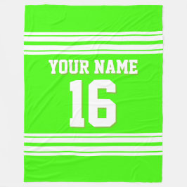 Manta Polar Lime Green White Sports Jersey