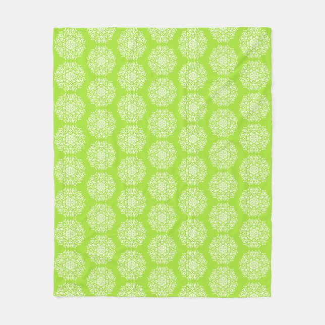 Manta Polar Lime Mandala (Anverso)