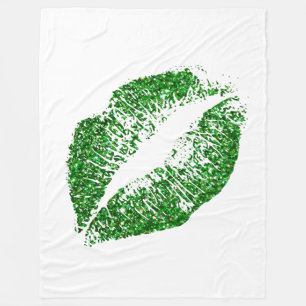Manta Polar Límites verdes de Purpurina #4