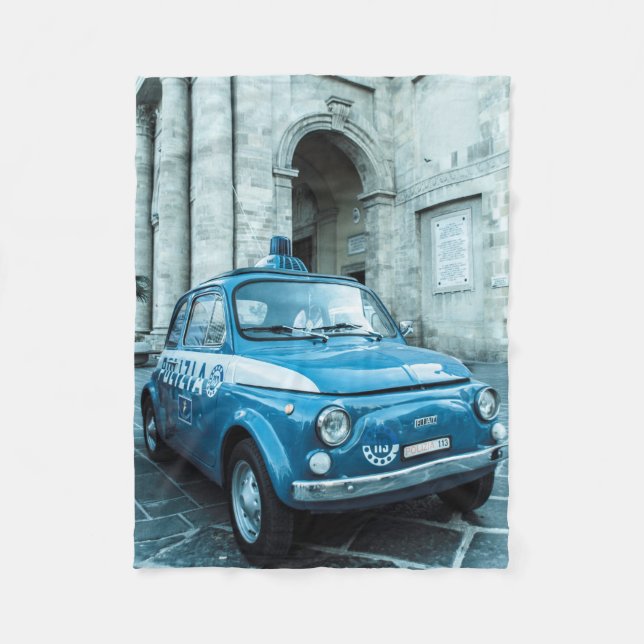 Manta Polar Limpie Fiat 500, Italia, coche combinado del (Anverso)