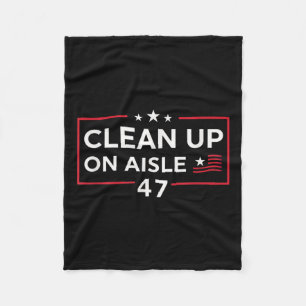 Manta Polar Limpieza De Aisle 47 Impeach 47 Anti Trump 86 47