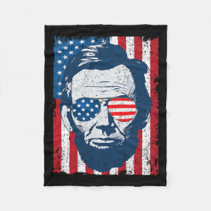 Manta Polar Lincoln Beard Sungles Y amp; Bandera Americana 4 D