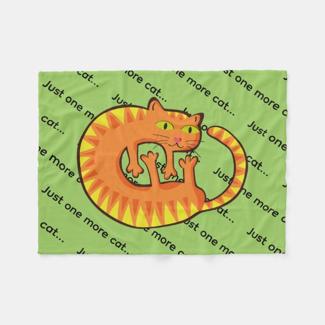 Manta Polar Lindo Gato (Frente (Horizontal))