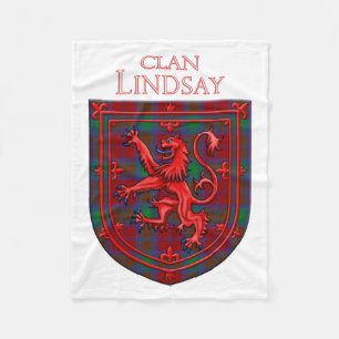 Manta Polar Lindsay Tartan Scottish Plaid Lion Rampant