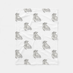 Manta Polar Línea del caballo excelente del montar a caballo