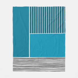 Manta Polar Líneas abstractas